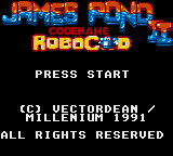 Заставка игры James Pond II: Codename RoboCod